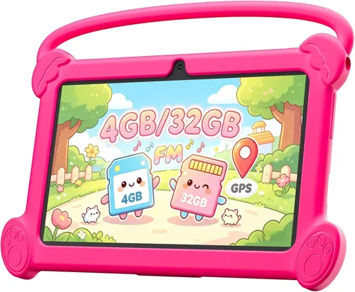 Miniatura 10 de Tablet para niños DIGITHINK de 7 pulgadas 3-9 con estuche protector, 4GB (2GB+2GB Expand) RAM 32GB ROM, tabletas para niños pequeños, dispositivo
