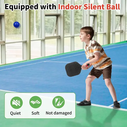 Miniatura 6 de Juego de 2 palas de pickleball ligeras impermeables y ligeras, juguetes de playa y piscina, divertido juego deportivo, regalo para adolescentes