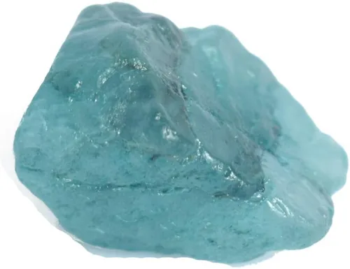 GEMHUB Aguamarina azul celeste crudo de 11.75 quilates de grado superior de aguamarina en bruto natural, cristal curativo, Gema, Brasil - Aguamarina