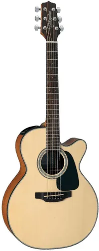 Takamine GX18CE - Guitarra acústica eléctrica Taka-mini de abeto sólido tamaño 3/4 con bolsa de concierto