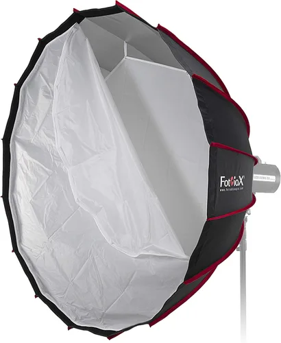 Miniatura 3 de Fotodiox Caja de luz parabólica EZ-Pro DLX de 48 pulgadas con Balcar, Alien Bees y Einstein compatible con Speedring – Caja de luz plegable rápida