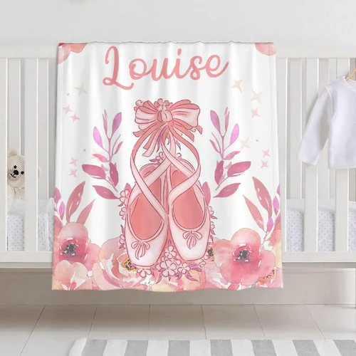 Miniatura 20 de Manta de bebé personalizada con nombre – Manta de león para niños pequeños, bebés, niños, ducha, recién nacidos – Cochecito de bebé, decoración