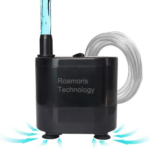 Bomba Pequeña con Sensor de Nivel, Elevación de Drenaje de 5 Pies, Gran Volumen, Bomba de Agua Sumergible Automática de 110V, Mini Bomba de