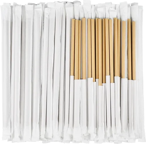 Miniatura 12 de Pajitas de papel biodegradable a granel, azul marino, 1000 unidades, 7.75 pulgadas, 0.24 pulgadas de diámetro Azul marino (Navy Blue Stripes)