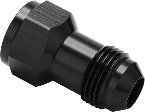 Miniatura 8 de 12AN Female Flare to 12AN Male Flare Extension Fitting Adapter Straight Aluminum Black Negro