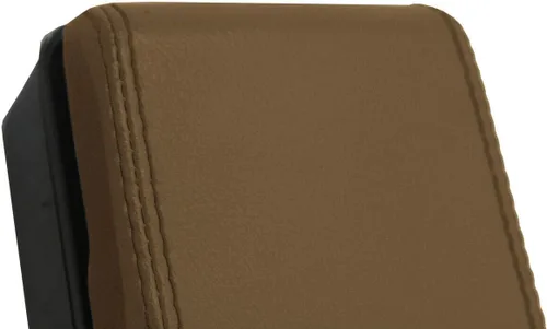 Miniatura 3 de Funda para reposabrazos de consola de Nissan D22 Frontier 99-04, piel sintética, color beige oscuro