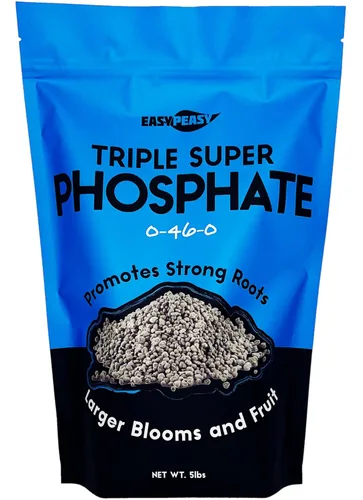 FERTILIZANTE DE SÚPER FOSFATO TRIPLE 0-46-0 | fertilizante de fósforo para jardines, céspedes, plantas de interior y exterior | FERTILIZANTE DE