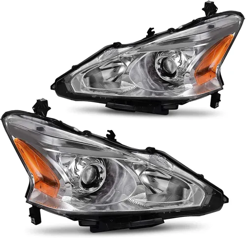 Miniatura 11 de DWVO Conjunto de faros delanteros compatible con Faros Altima 05 06 2005 2006 2006, par de repuesto para el lado del conductor y del pasajero