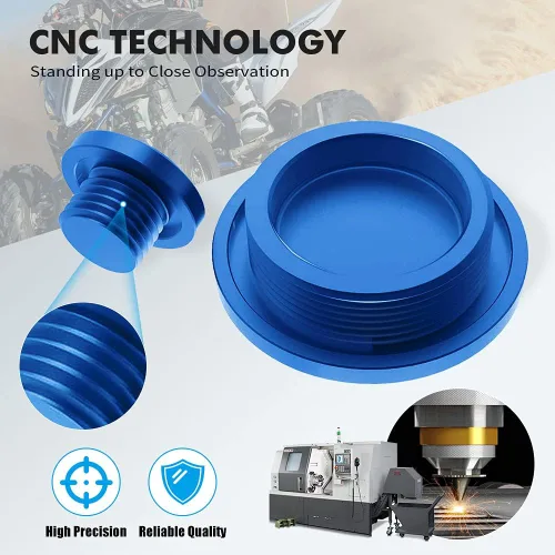 Miniatura 5 de NICECNC Kit de enchufes de motor compatible con Yamaha Raptor 700 2006 2007 2008 2009 2010-2023, 700R 2009-2023, 700R SE 2017-2023, YFZ450R Azul