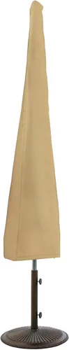 Classic Accessories Terrazzo - Cubierta impermeable para sombrilla de patio de 11 pies, fundas para muebles de patio