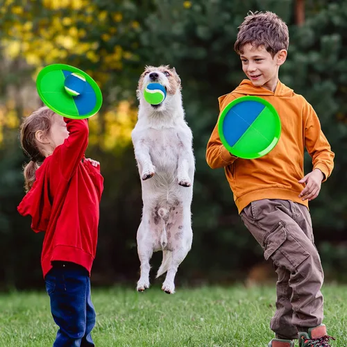 Miniatura 5 de Juego de Pelota de Lanzar y Atrapar y Pelota de Paleta, Juegos al Aire Libre para Juguetes de Niños, Juegos Familiares de Navidad, Juego de Playa