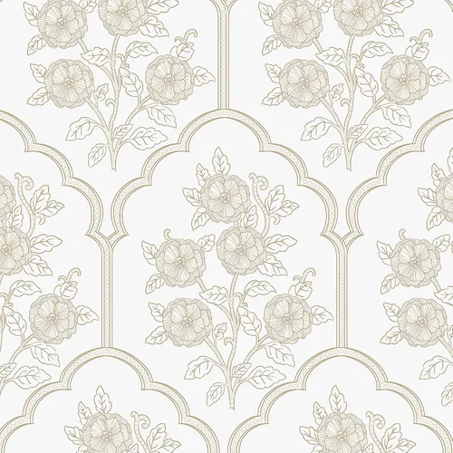 Miniatura 7 de Safiyya Papel tapiz de 118 x 17.3 pulgadas, papel de contacto floral para despegar y pegar, papel de pared vintage, autoadhesivo, extraíble