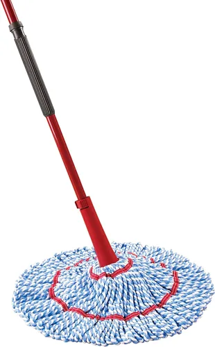 Miniatura 15 de O-Cedar MicroTwist MAX Trapeador de microfibra con torsión y 2 repuestos extra Cuenta con escurrido sin usar las manos Cabezal de trapeador