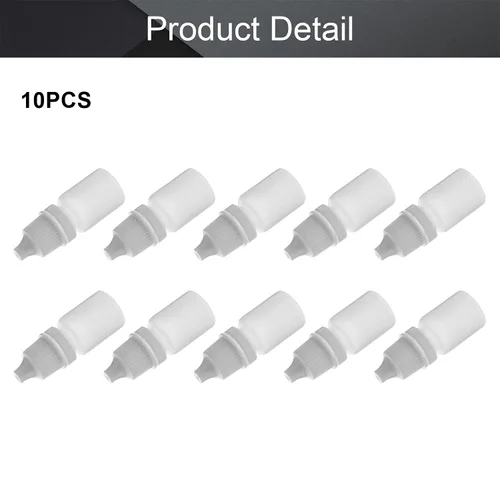 Miniatura 4 de Othmro Botellas cuentagotas de plástico de ojo de laboratorio de polietileno de 0.2 onzas, 10 piezas, gotero líquido exprimible de 0.2 fl oz boca