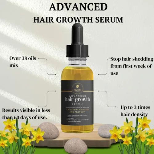 Miniatura 4 de Tratamiento eficaz para el crecimiento del cabello: biotina, colágeno, proteína y 38 aceites esenciales para un cabello más largo y grueso. Hidrata