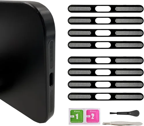 Miniatura 10 de Funda antipolvo de metal para altavoz iPhone 17 Pro Max, protector de malla antipolvo, cero pérdida de sonido, ajuste invisible, compatible