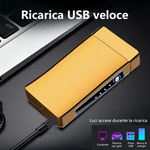 Miniatura 5 de YOZWOO Encendedor eléctrico recargable, encendedor de arco de llama de alta potencia, encendedores USB con indicador de batería LED, encendedores