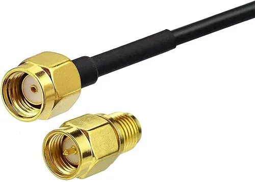 Miniatura 7 de Bingfu Antena macho 4G LTE 7dBi RP-SMA para exteriores, soporte fijo para montaje en pared, compatible con 4G LTE, router inalámbrico, cámara
