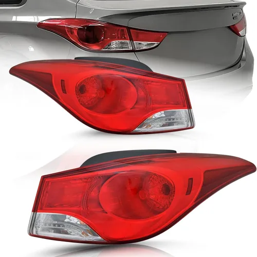 Miniatura 10 de ALLIGATOR AUTO LIGHTS Repuesto para Hyundai Elantra 2011-2013, Elantra Coupe 2013 DOT/SAE compatible con la luz trasera con bombillas
