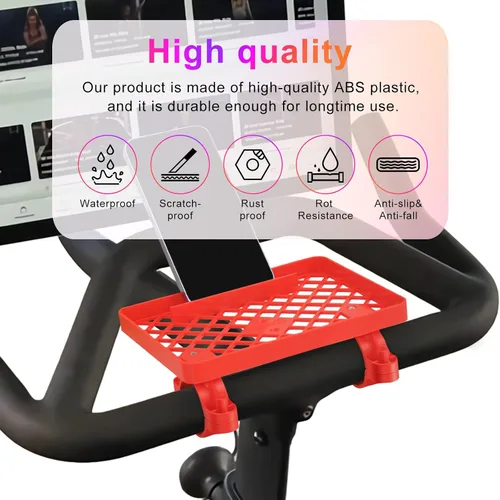 Miniatura 2 de Soporte de teléfono deportivo mejorado para bicicleta Pelotón/Peloton Bike+, soporte de teléfono de plástico seguro y duradero para bicicletas