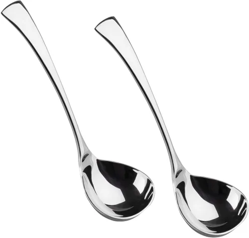 Miniatura 10 de IMEEA Cucharón pequeño para salsa con boquilla de vertido de acero inoxidable 18/10 Cuchara para rociar salsa, 7 pulgadas