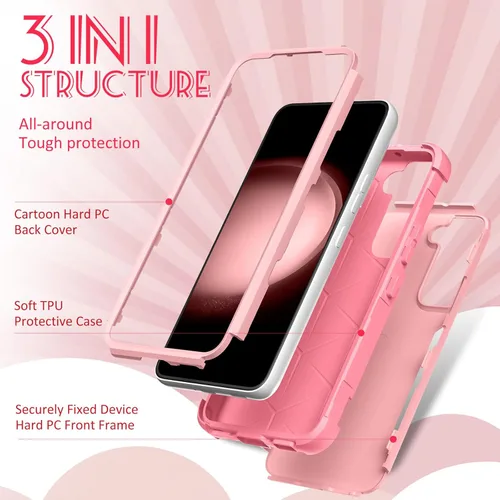 Miniatura 394 de Funda para Samsung Galaxy S22 - Funda de Teléfono para Mujeres Chicas Lindas Cubierta Diseño Único Estético Genial para Adolescentes Kawaii Fresa