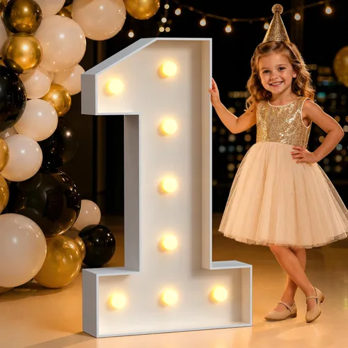 Miniatura 8 de Mixifox Letras V de marquesina de 3 pies, letras grandes iluminadas de 3 pies de alto con luces, letra grande para boda, compromiso, graduación