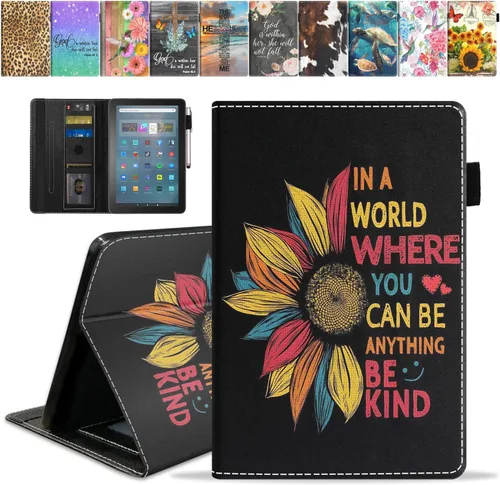 Miniatura 16 de Funda para tableta Amazon Fire Max 11 (11 pulgadas, 13ª generación, versión 2023) con ranura para tarjetas y apagado y encendido automático, funda