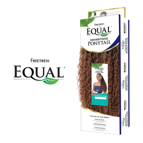 Miniatura 2 de Shake-N-Go FreeTress Equal - Cola de caballo con cordón para niña (2)