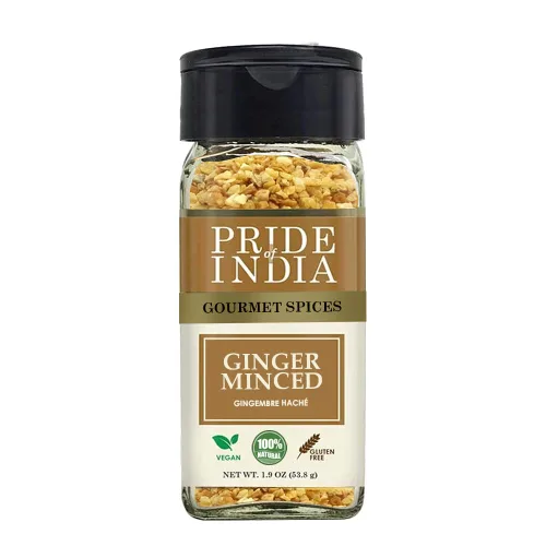 Miniatura 64 de Pride of India – Jengibre Fino Molido – Especia Gourmet – Se Mezcla Bien – Bueno para Cocinar/Hornear/Té y Más – Sin Aditivos – Polvo de Raíz Fresca