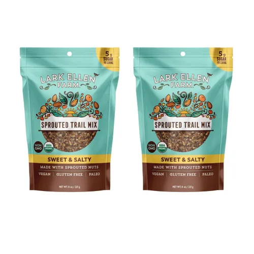 Miniatura 9 de Lark Ellen Farm Mezcla de frutos secos y semillas dulces y salados, bolsas de mezcla de frutos secos sin gluten, aperitivos saludables sin granos