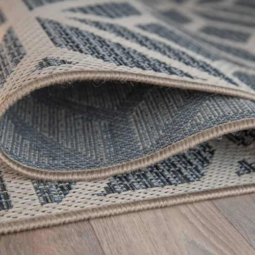 Miniatura 4 de Rugshop Alfombra geométrica contemporánea para interiores y exteriores, lavable para sala de estar, comedor y oficina, 7 pies 10 pulgadas x 10 pies