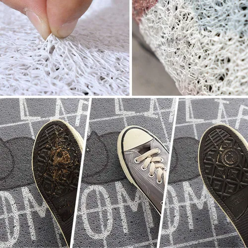Miniatura 8 de Tapete de bienvenida con textura de mármol azul marino, antideslizante, tapete de piso para interiores y exteriores, tapete de patio, pintura al