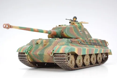 Miniatura 7 de Tamiya Models Rey Tigre (Torreta Porsche)