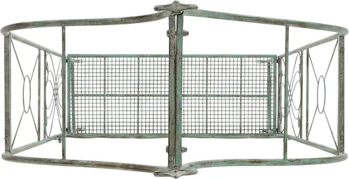 Miniatura 6 de SAFAVIEH Colección al aire libre Eloise Victoriana Antiguo Verde Oscuro Hierro Forjado Arco Jardín Arco Arbor