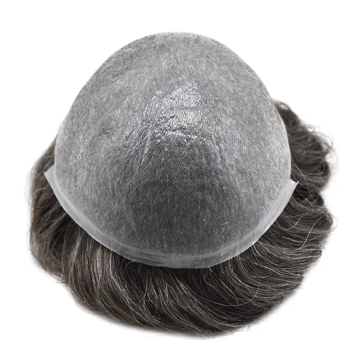Miniatura 10 de Toupee for Men Human Hair Pieces Ultra Thin Skin Mens Toupee Hair Replacement System Mens Hair Units for Men