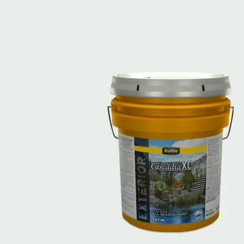 Miniatura 156 de Rodda Paint CASCADIA XL - Pintura satinada e imprimación para exteriores en uno, cuarto de galón, idea abstracta