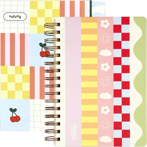 Miniatura 13 de notcoy Busy AF - Agenda diaria diaria de 6 meses sin fecha, con 180 páginas diarias y 26 páginas semanales, lista de verificación estética