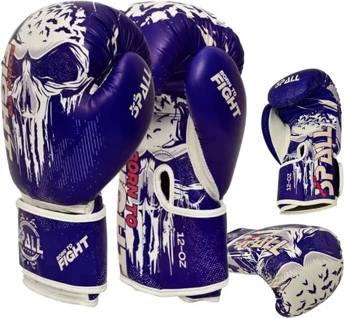 Miniatura 7 de Boxing Gloves for Men & Women - Pro Training Sparring Punching Gloves - Muay Thai MMA, Kickboxing Heavy Bag Workout Leather Boxing Gloves Negro