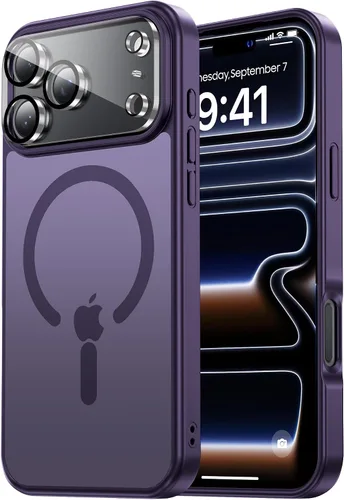 Miniatura 43 de Tigowos Magnetic Guardian - Funda diseñada para iPhone 11 Pro [probada en caídas de grado de 10 pies y compatible con MagSafe] Funda delgada Negro