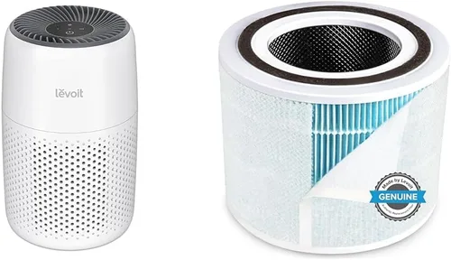 LEVOIT Purificadores de aire para dormitorio, hogar y Core 300, filtro de repuesto para removedor de humo, filtro 4 en 1, carbón activado de