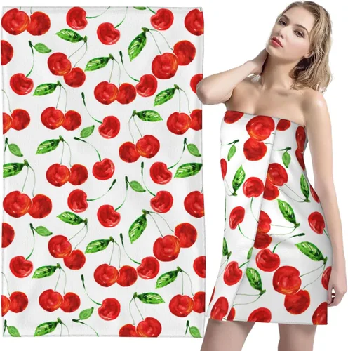 Miniatura 21 de Dujiea Toalla de playa de microfibra, toallas de baño grandes con diseño floral de caballo 3D para mujeres y hombres, toallas de baño de secado