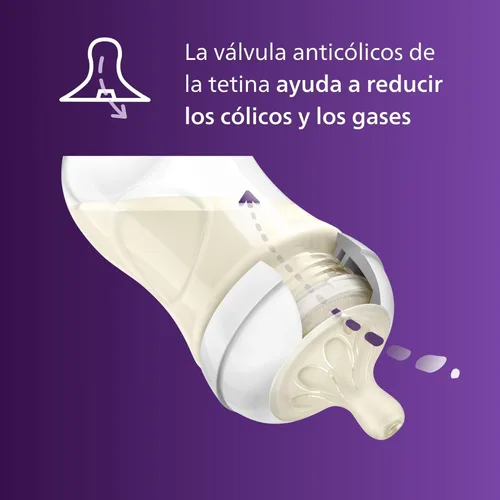 Miniatura 6 de Philips Avent - Biberón natural con boquilla de respuesta natural, rosa, 9 onzas, paquete de 4, SCY903/14