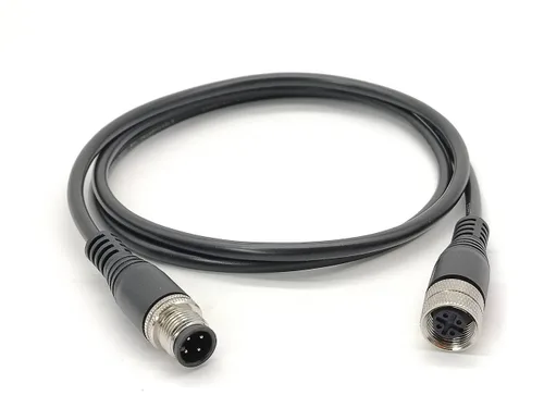 Miniatura 10 de Elecbee Conector M12 5 Pin A-Code Hembra a Hembra Cable terminado doble 1M/3.3ft