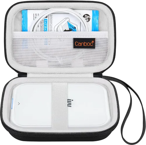 Miniatura 10 de Canboc Estuche rígido para Canon Ivy 2 Mini impresora fotográfica móvil inalámbrica Bluetooth impresora de cámara instantánea, bolsa de malla