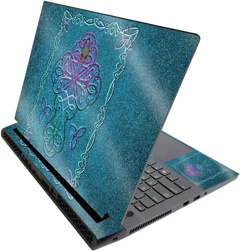Miniatura 712 de MightySkins - Skin brillante con purpurina para Alienware M17 R3 (2020) y M17 R4 (2021) - Diversión de los años 90 Acabado duradero con purpurina