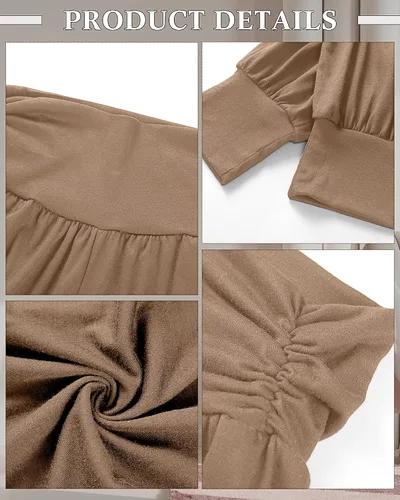 Miniatura 6 de Locoowai Paquete de 2 pantalones deportivos de yoga para mujer, cómodos pantalones deportivos con bolsillos, casuales, holgados, cómodos, de cintura