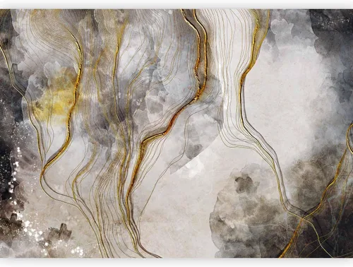 Miniatura 14 de artgeist Mural de pared prémium con diseño de mármol, 79 x 55 pulgadas, papel tapiz no tejido, decoración de pared de vellón, impresión fotográfica