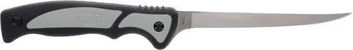 Old Timer Trail Boss Cuchillo de filete de 5.25 pulgadas con hoja fija de acero inoxidable, construcción de espiga completa, mango ergonómico,
