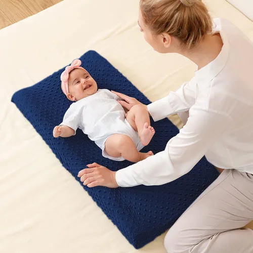 Miniatura 5 de Funda para cambiador de bebé, funda de felpa súper suave para cambiador de pañales para bebés niñas y niños, ultra cómoda, segura para bebés, se